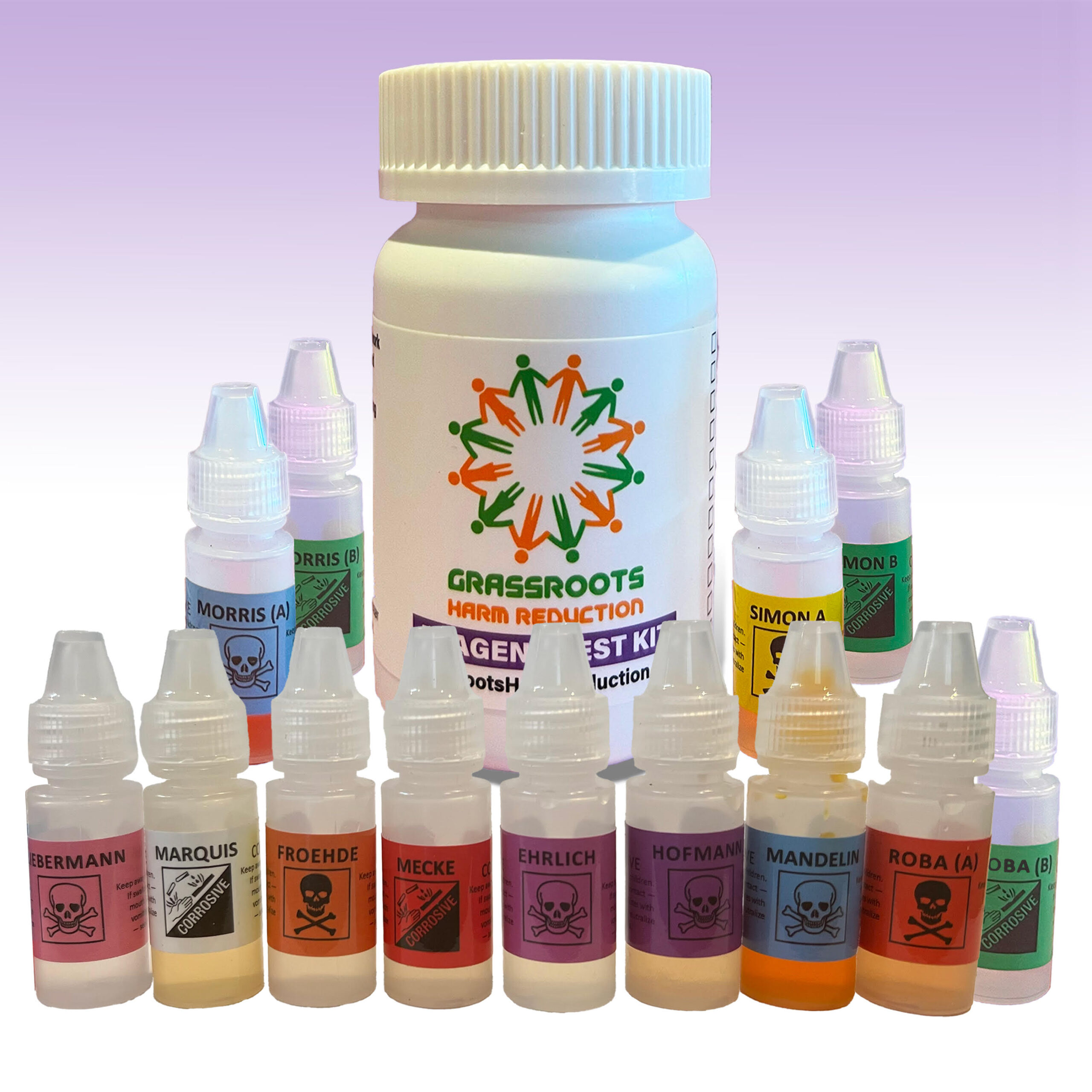 Complete set of ten reagents