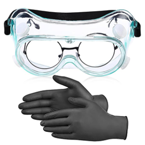 Gloves and goggles