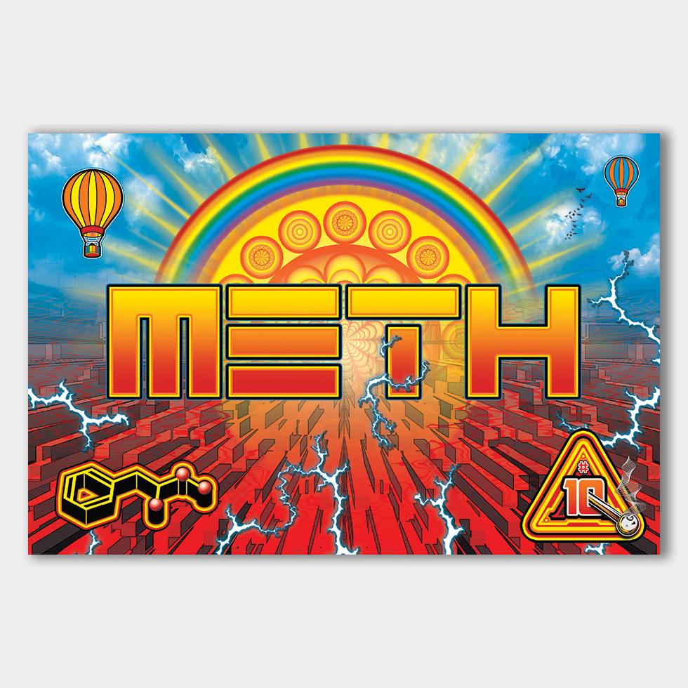 methamphetamine info cards