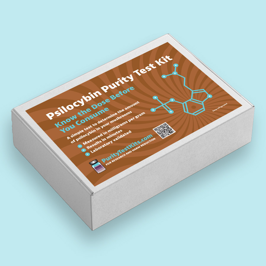 Psilocybin purity test kit box