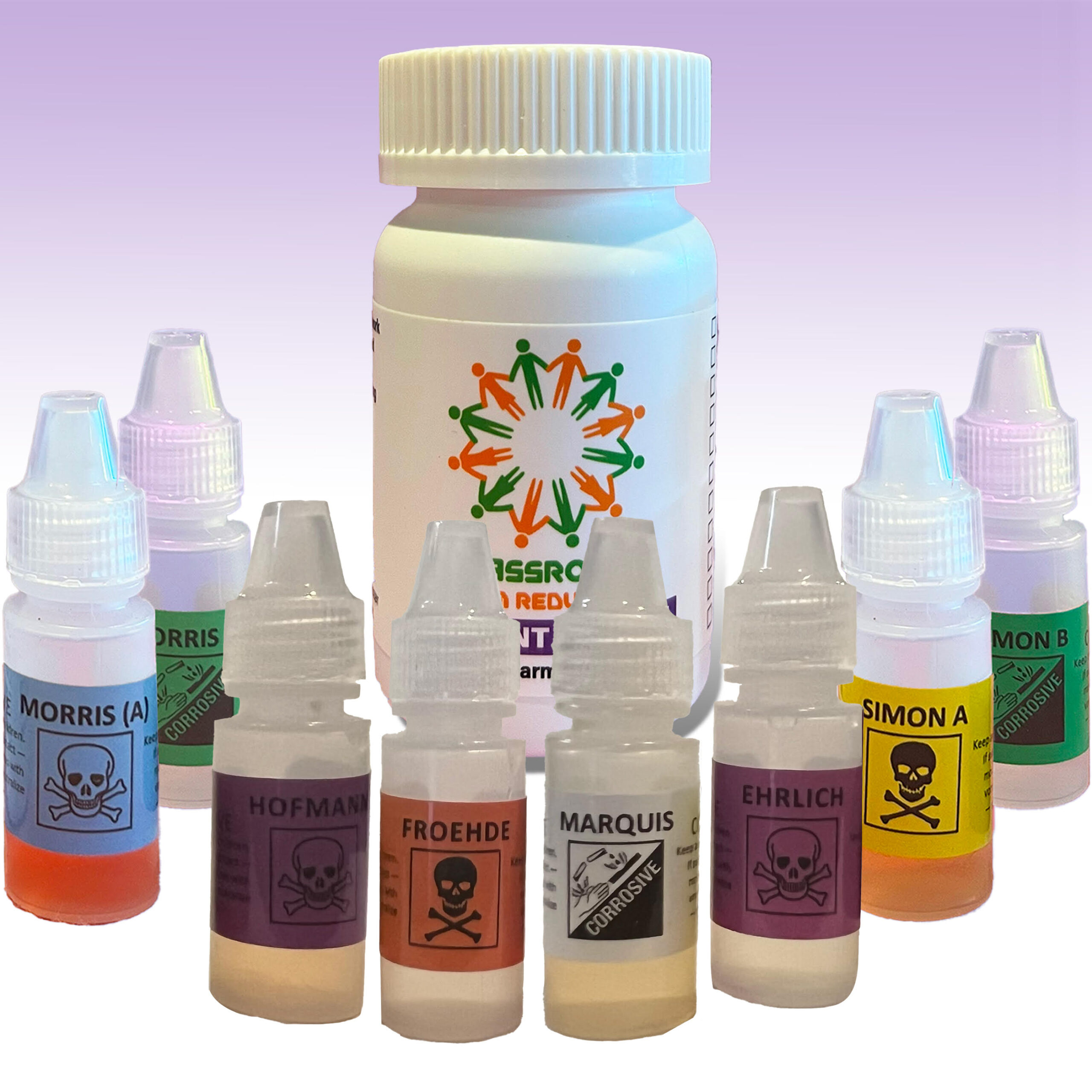 Standard set of six reagents